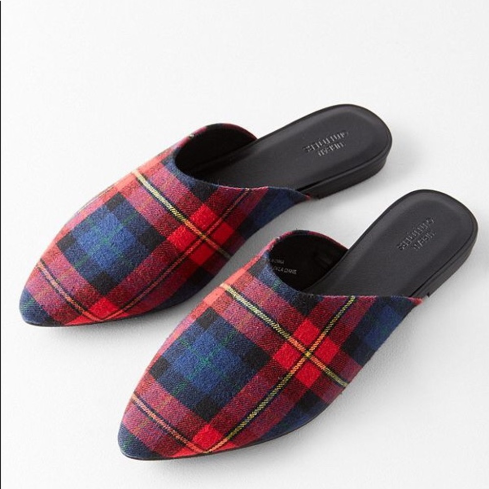 UO Flat Plaid Slip-ons